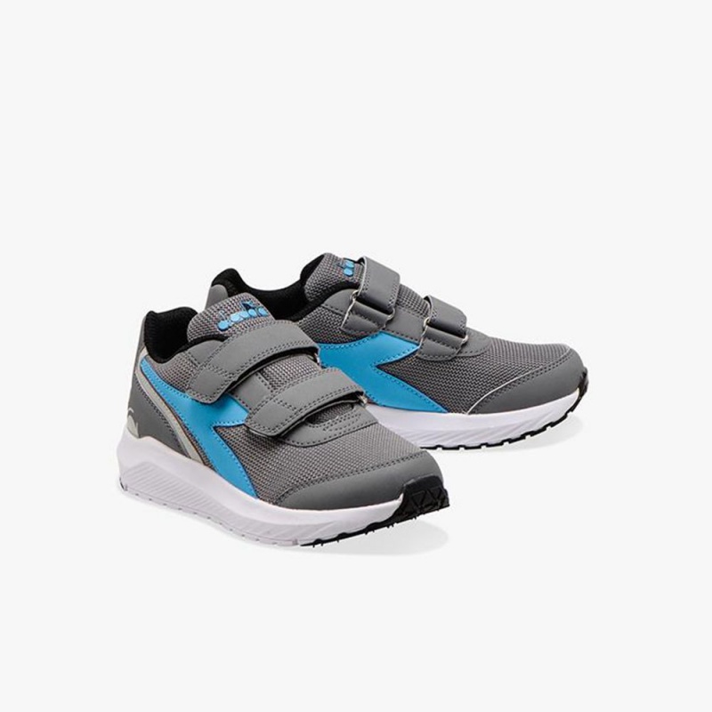 Diadora Falcon Løbesko Børn Grå | LXQKCAJ-61