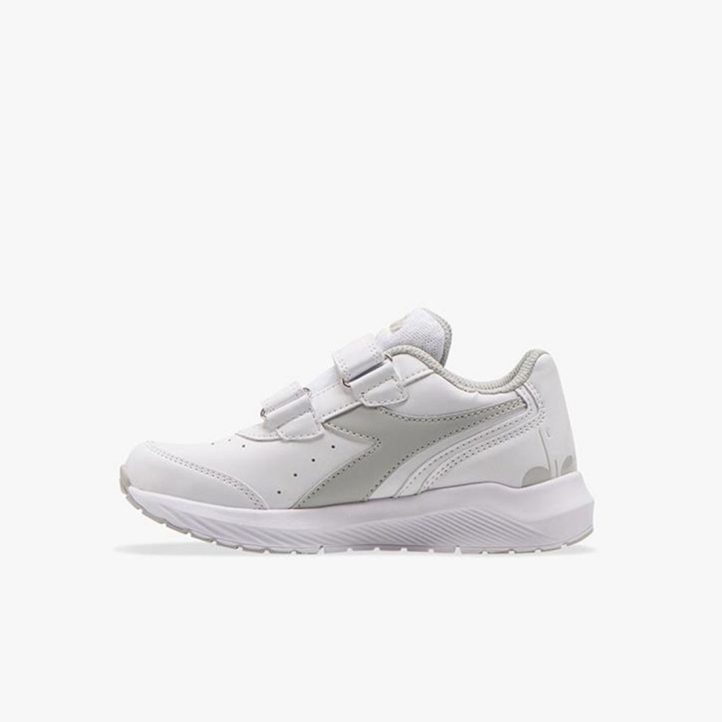 Diadora Falcon Løbesko Børn Hvide | CZRFLBE-91