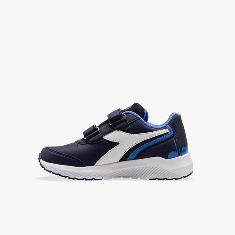 Diadora Falcon Løbesko Børn Mørkeblå | HBQAKGT-45