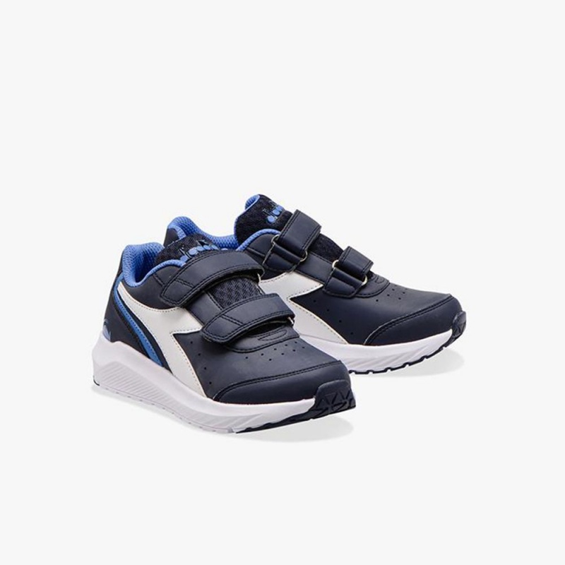 Diadora Falcon Løbesko Børn Mørkeblå | HBQAKGT-45