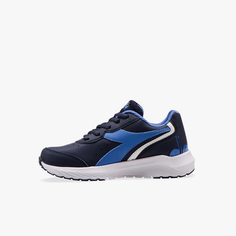 Diadora Falcon Løbesko Børn Mørkeblå | UEGBXRV-91