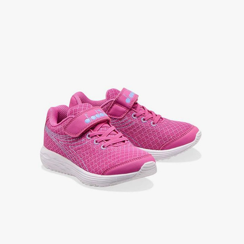 Diadora Flamingo Løbesko Børn Lyserød | ULOGRVF-24