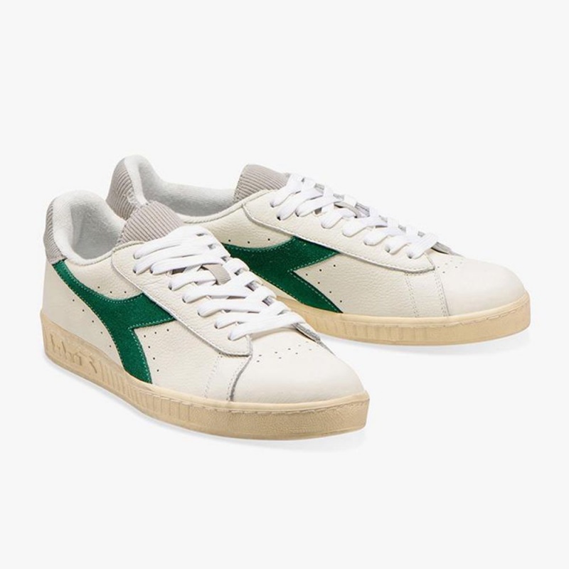 Diadora Game Lave Sneakers Dame Grøn | UDTMXKS-61