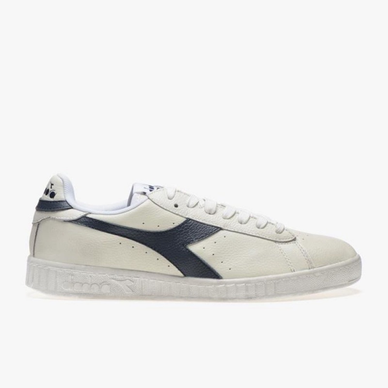 Diadora Game Lave Sneakers Dame Mørkeblå | LUKQBAG-42