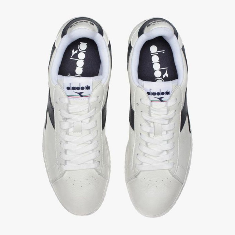 Diadora Game Lave Sneakers Dame Mørkeblå | LUKQBAG-42