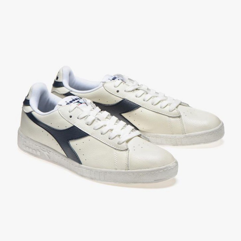 Diadora Game Lave Sneakers Dame Mørkeblå | LUKQBAG-42