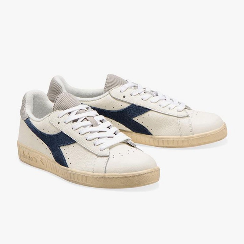 Diadora Game Lave Sneakers Dame Mørkeblå | MFNKRJP-96