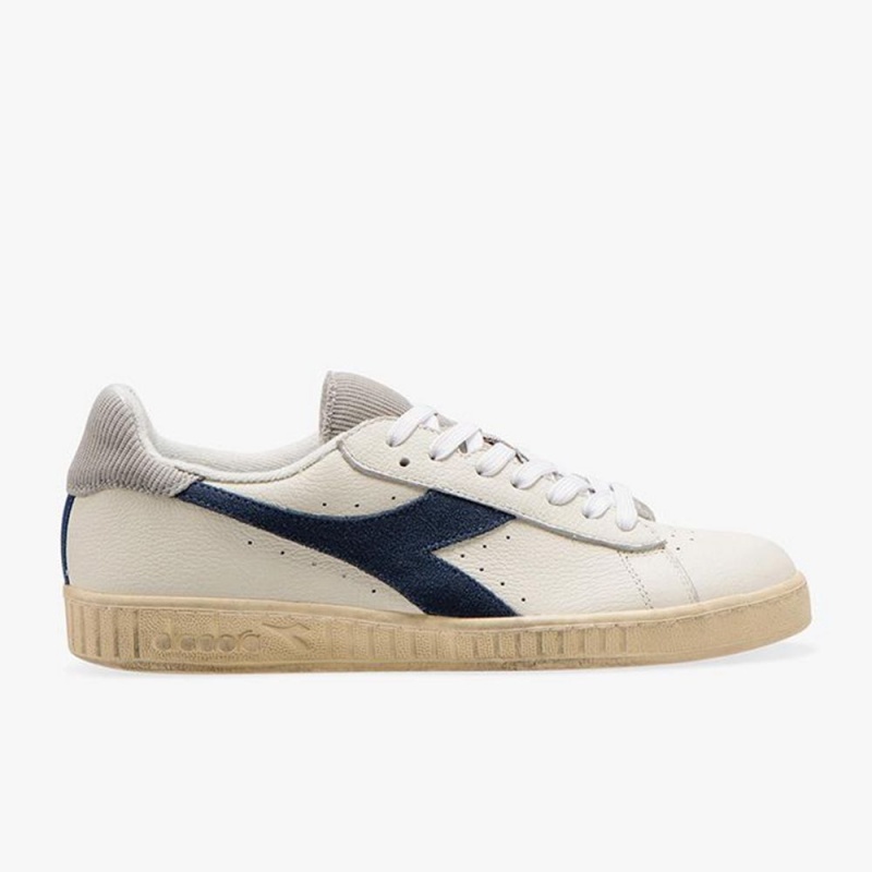 Diadora Game Lave Sneakers Dame Mørkeblå | MFNKRJP-96