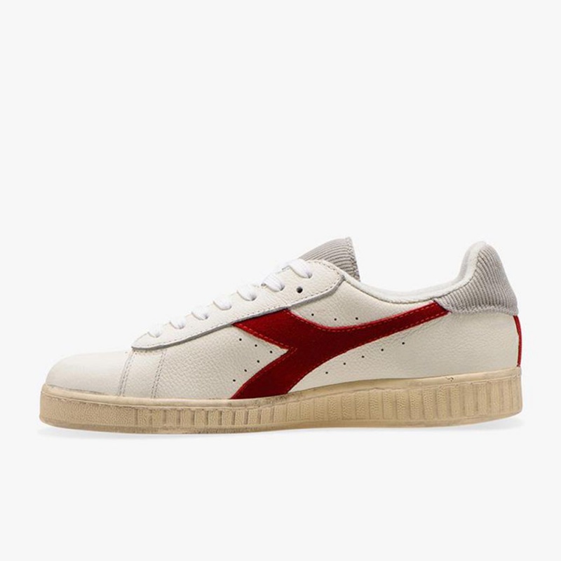 Diadora Game Lave Sneakers Dame Rød | JRLZUVI-68