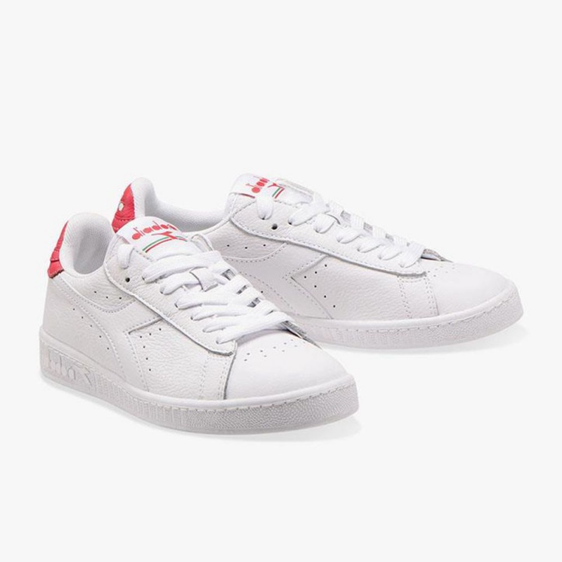 Diadora Game Lave Sneakers Dame Rød | WAHIQJV-68