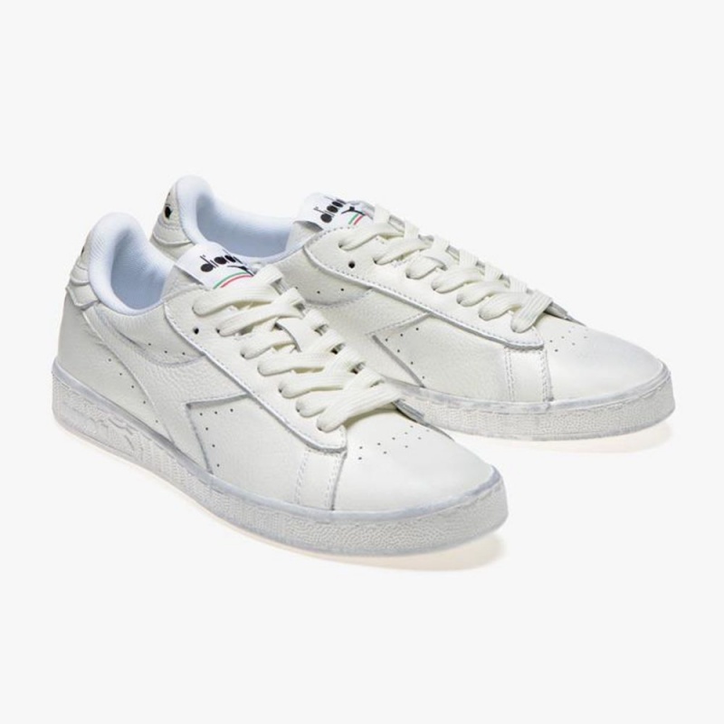 Diadora Game Lave Sneakers Herre Hvide | HCPSXAD-94