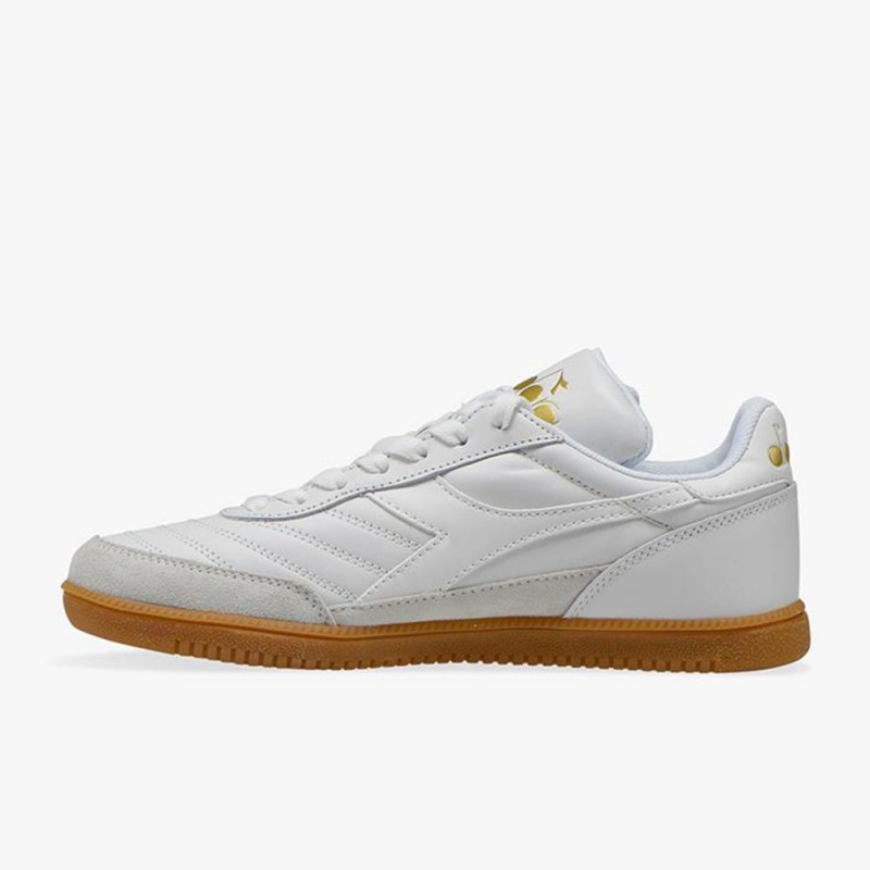 Diadora Gold Lave Sneakers Herre Hvide | TOPKAVM-10