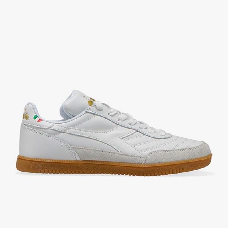 Diadora Gold Lave Sneakers Herre Hvide | TOPKAVM-10