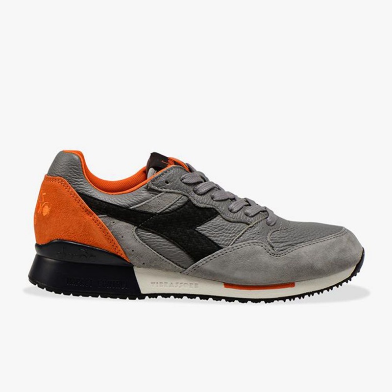 Diadora Intrepid Lave Sneakers Herre Grå | QLWDTKB-27