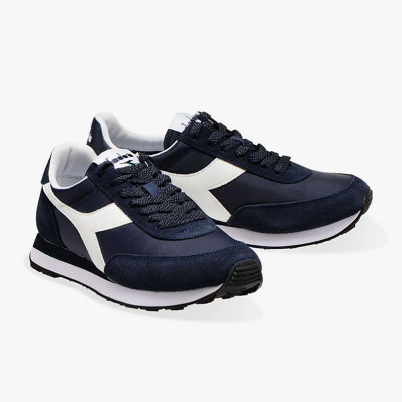 Diadora Koala Lave Sneakers Dame Mørkeblå | XIVZYGQ-20