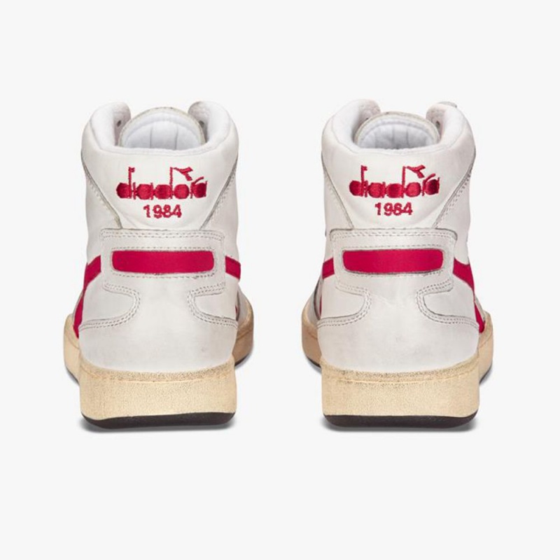 Diadora MI Basket Høje Sneakers Herre Rød | FASYVDR-97