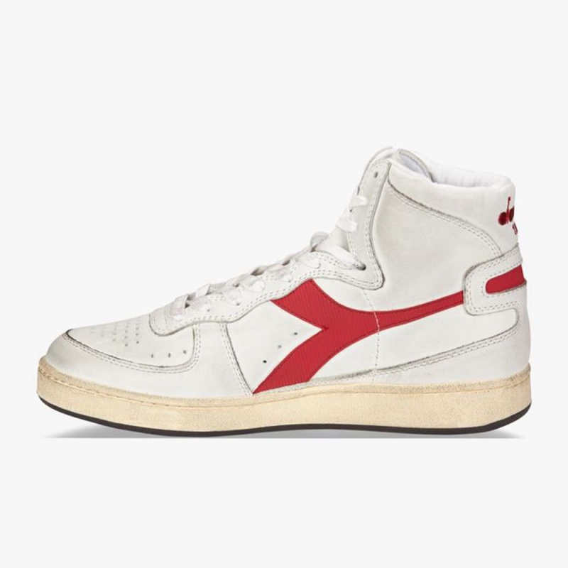 Diadora MI Basket Høje Sneakers Herre Rød | FASYVDR-97