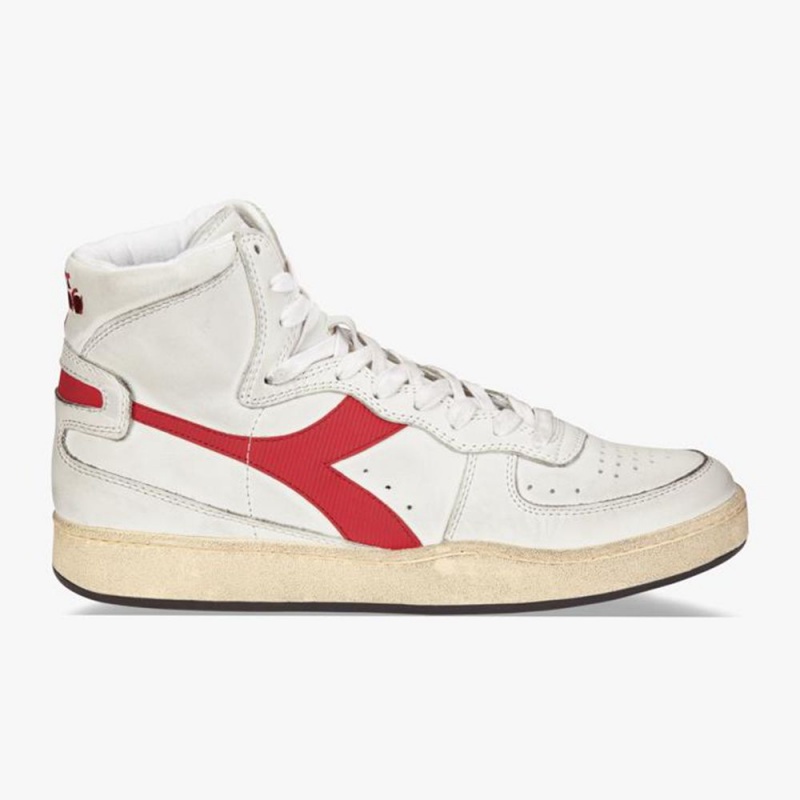 Diadora MI Basket Høje Sneakers Herre Rød | FASYVDR-97