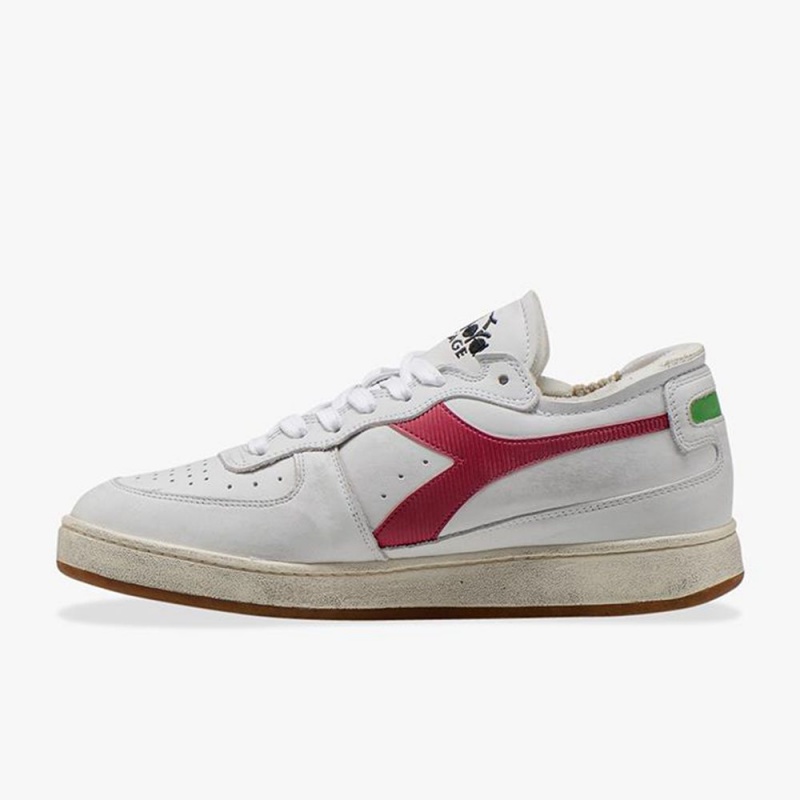 Diadora MI Basket Lave Sneakers Dame Rød | BIPVXDM-05