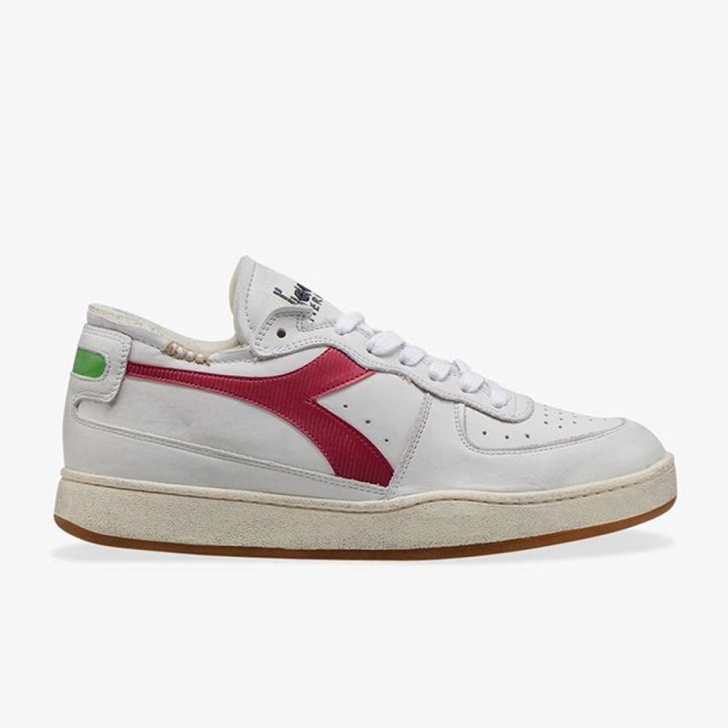 Diadora MI Basket Lave Sneakers Dame Rød | BIPVXDM-05