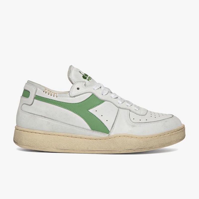 Diadora MI Basket Lave Sneakers Herre Grøn | JORIFUG-94