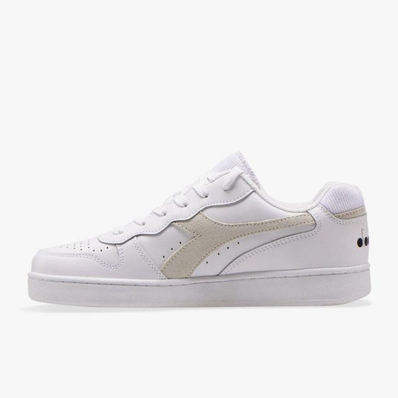 Diadora MI Basket Lave Sneakers Herre Hvide | BKYSJIH-95