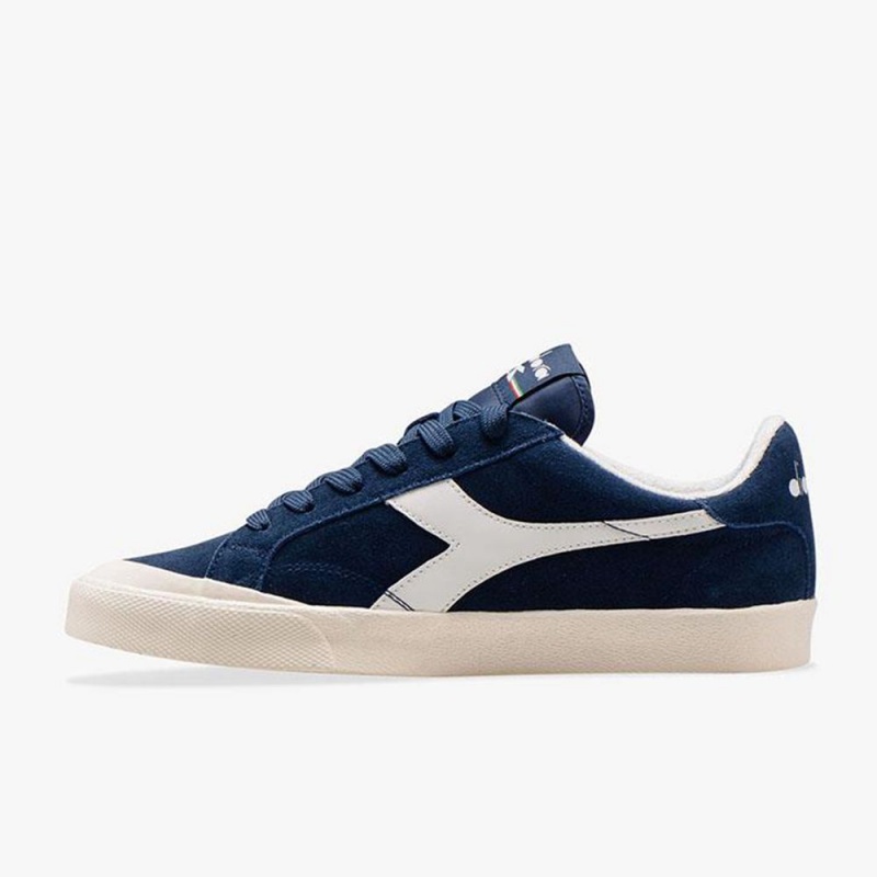 Diadora Melody Lave Sneakers Dame Mørkeblå | AWEMPBQ-74