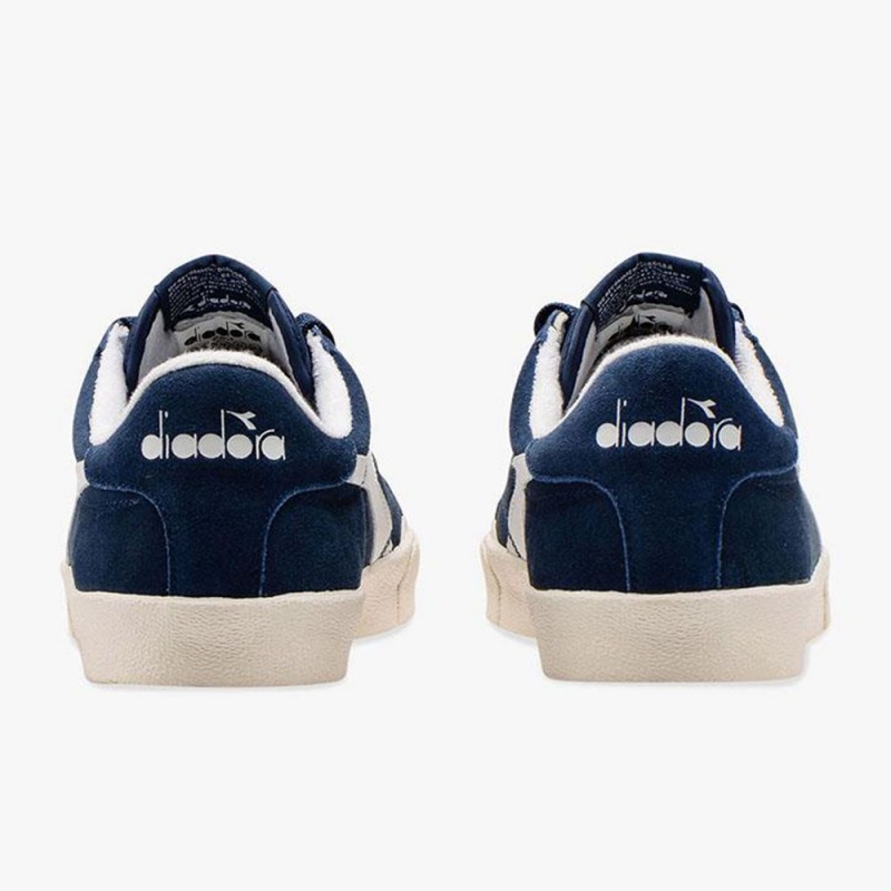 Diadora Melody Lave Sneakers Dame Mørkeblå | AWEMPBQ-74