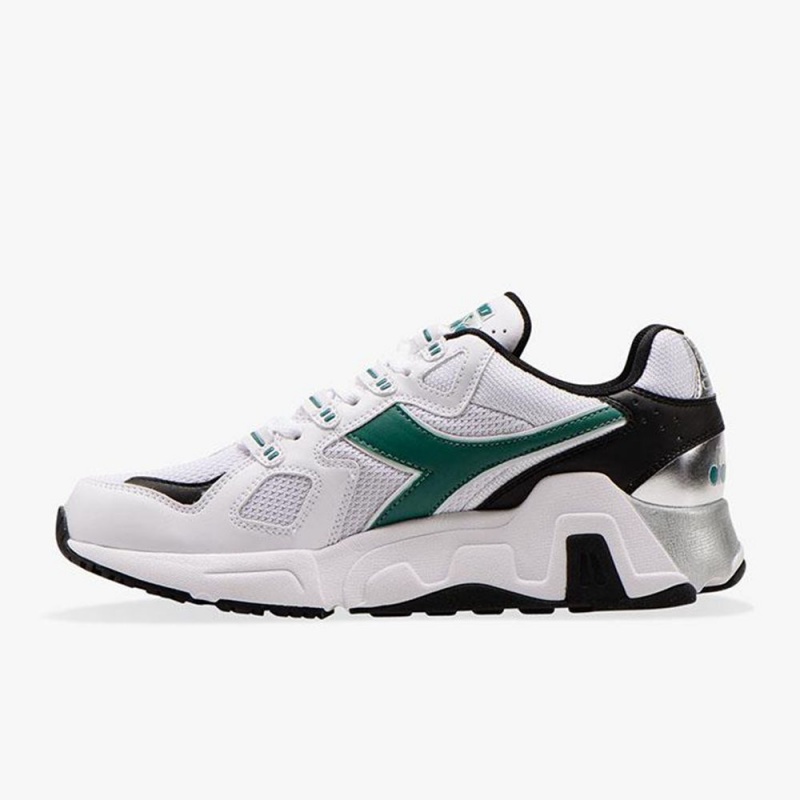 Diadora Mythos Lave Sneakers Herre Grøn | WKQJYXO-50