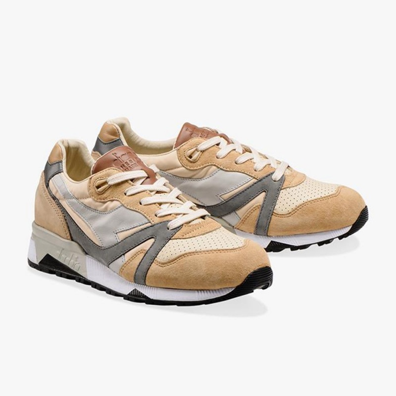 Diadora N9000 Lave Sneakers Herre Beige | KLNIRZF-64