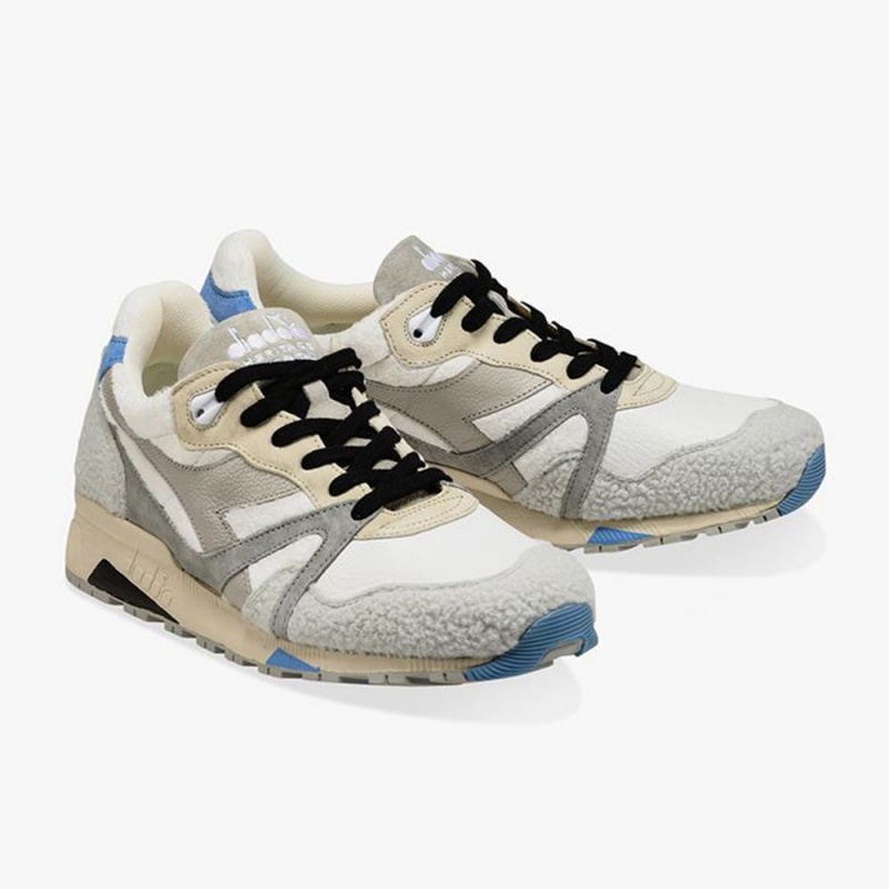 Diadora N9000 Lave Sneakers Herre Grå | UKJFGQE-95