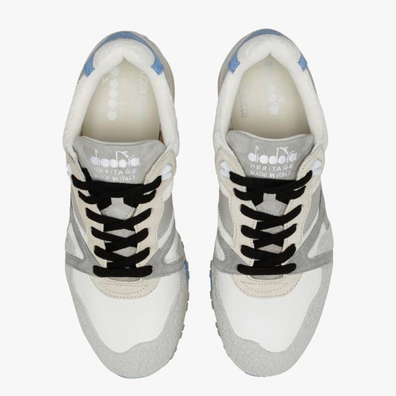 Diadora N9000 Lave Sneakers Herre Grå | UKJFGQE-95