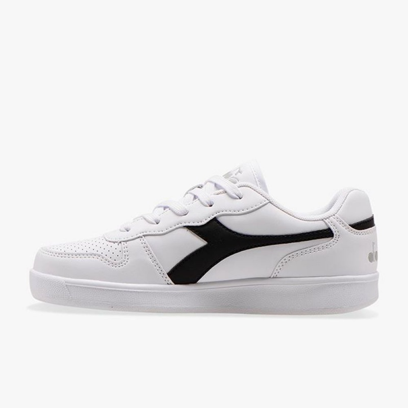 Diadora Playground Lave Sneakers Børn Hvide | PXTUAHW-01