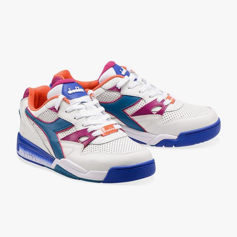 Diadora Rebound Lave Sneakers Herre Blå | CIZWLKN-09