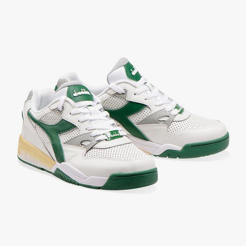 Diadora Rebound Lave Sneakers Herre Grøn | MTZWSBK-38