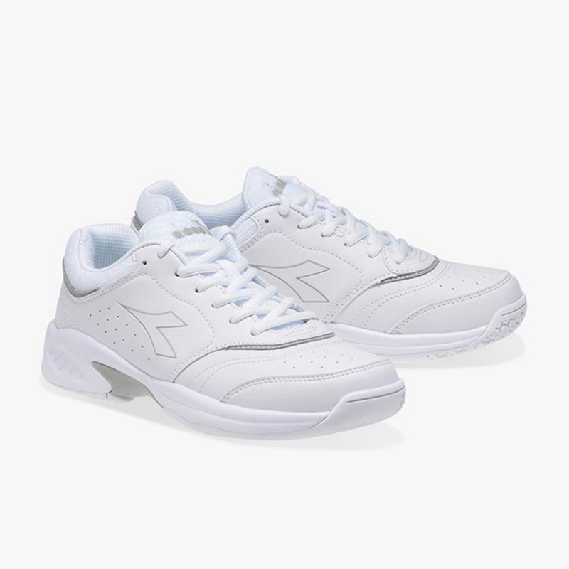 Diadora Smash Tennissko Dame Hvide | NWRVBSC-50