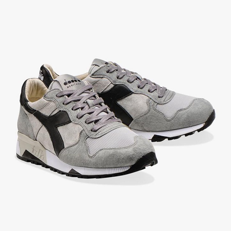 Diadora Trident Lave Sneakers Herre Grå | NFIHSAZ-12