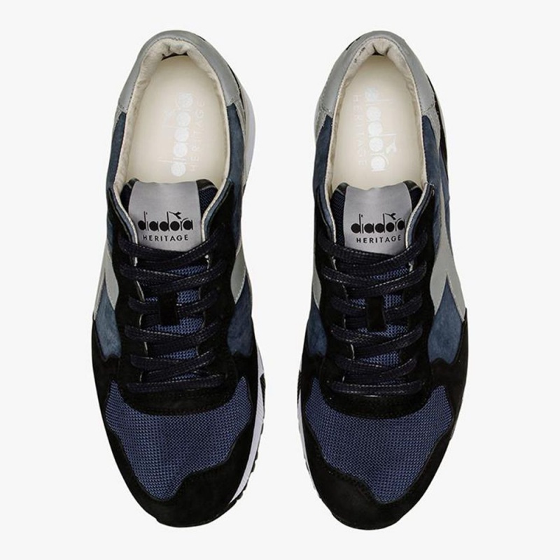 Diadora Trident Lave Sneakers Herre Mørkeblå | BAPXSKC-91