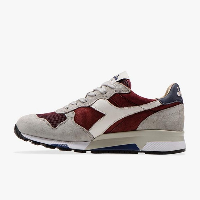 Diadora Trident Lave Sneakers Herre Rød | UWHVMXG-80