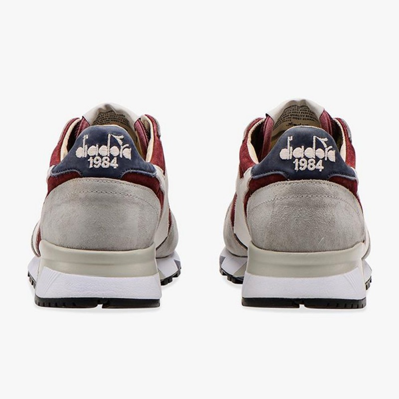 Diadora Trident Lave Sneakers Herre Rød | UWHVMXG-80